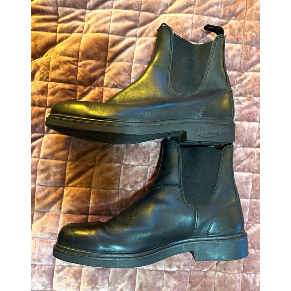 Blundstone Black Leather Chelsea Boots AU 10 US Men’s 11 Slip On